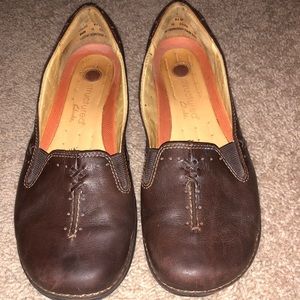 Clark’s leather shoes